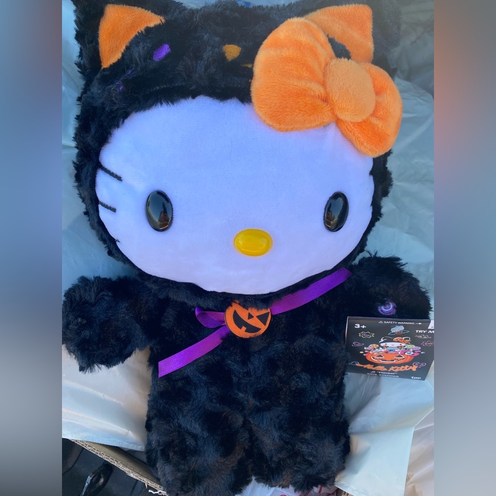 Hello Kitty Side stepper Black Cat Costume Halloween NWT